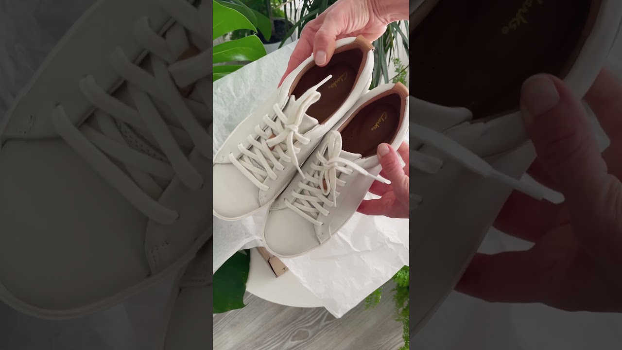 White sneakers Clark&rsquo;s #unboxing