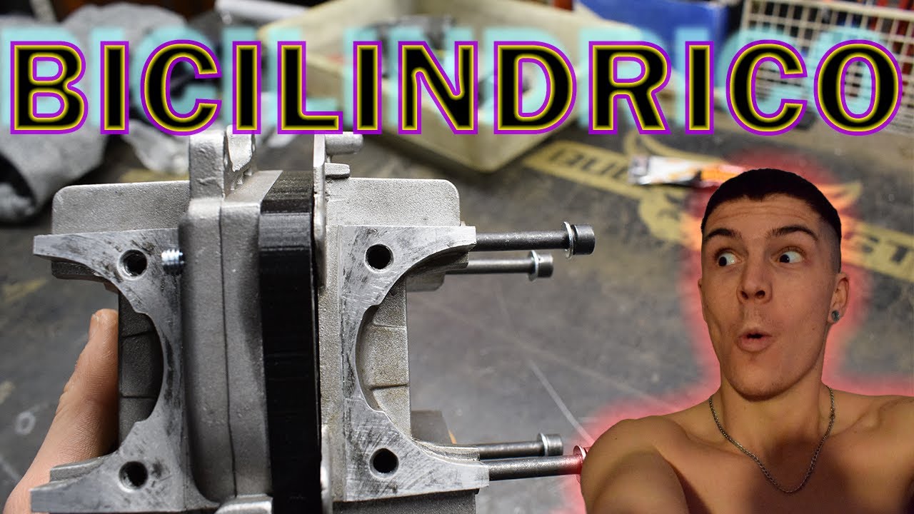 ¡¡FABRICAMOS un BICILINDRICO con motor de MINIMOTO!!  [1a Parte]