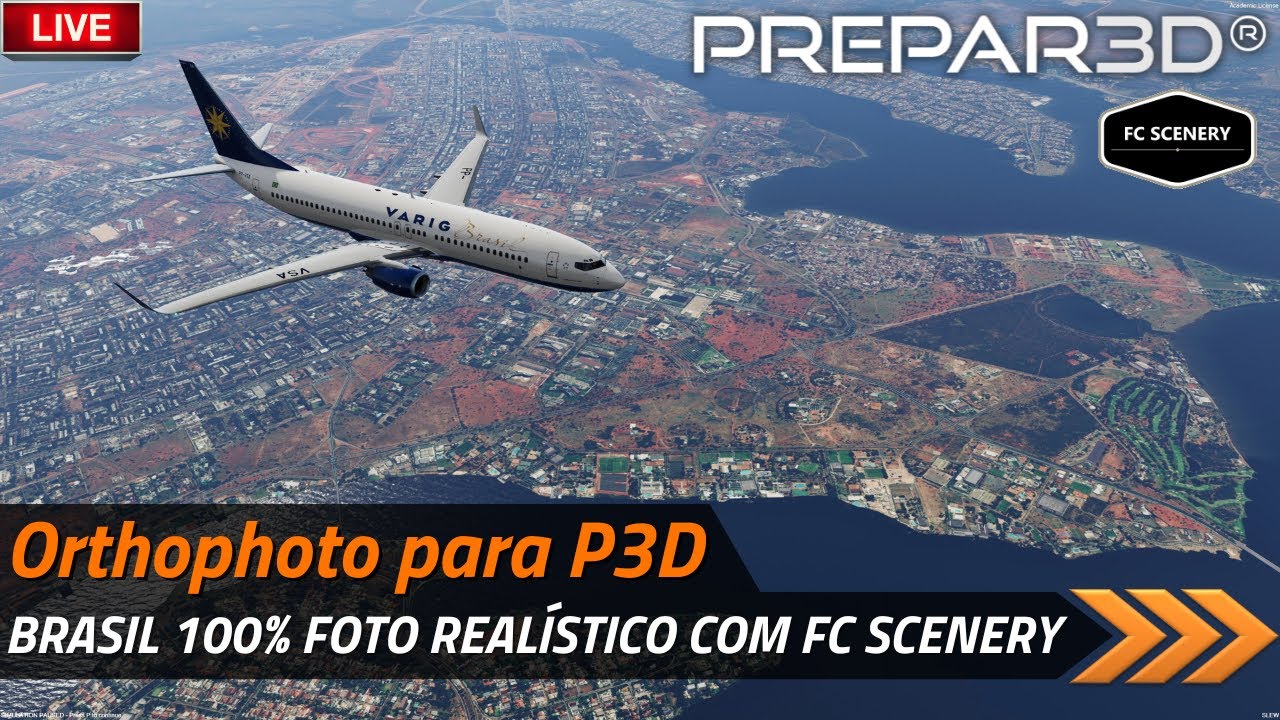 🔴 P3D v5.4 - FC Scenery: Orthophoto BRASIL completo para PREPAR3D! Ficou espetacular!