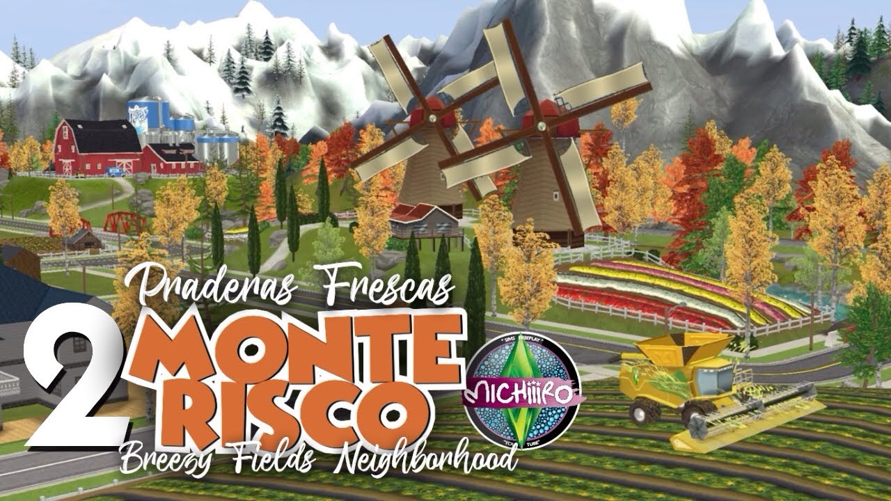 🏔️ NUEVO BARRIO de Monte Risco 🌷PRADERAS FRESCAS 💨 Sims Freeplay 🏔️ Rocky Heights  BREEZY FIELDS
