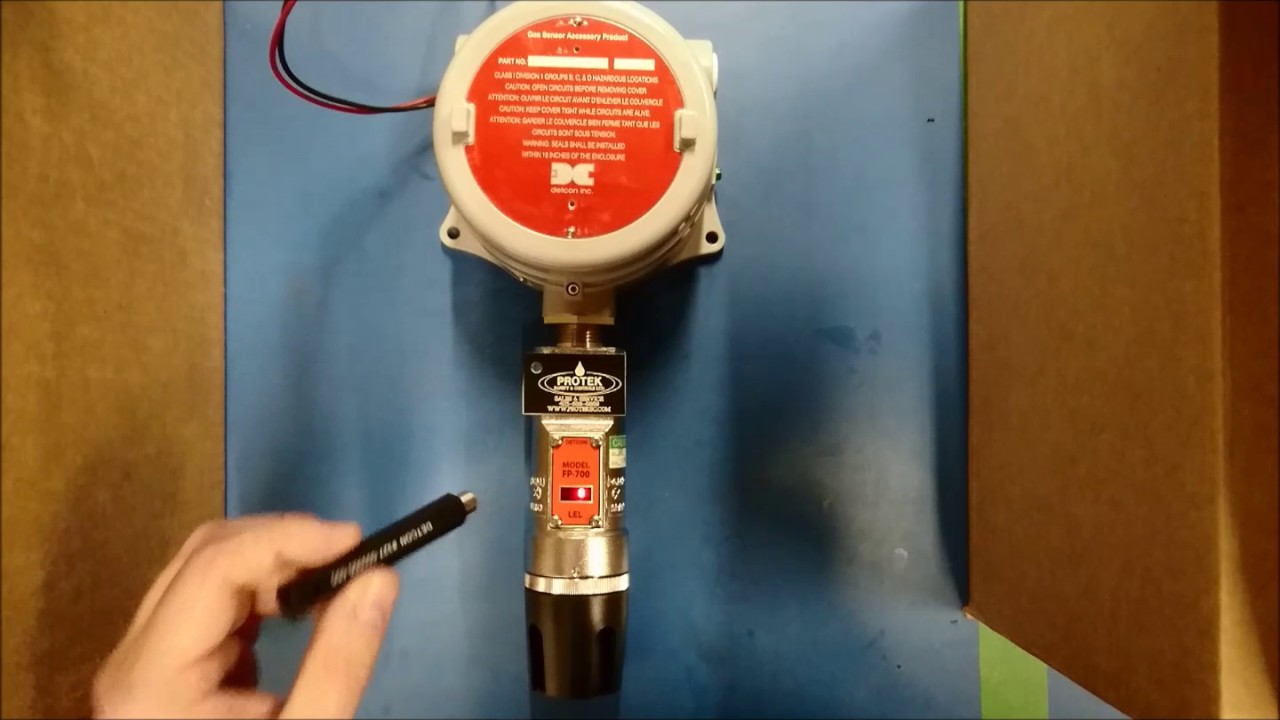 How to set the Gas & Cal Factor on a Detcon FP700  Combustible Gas Detector