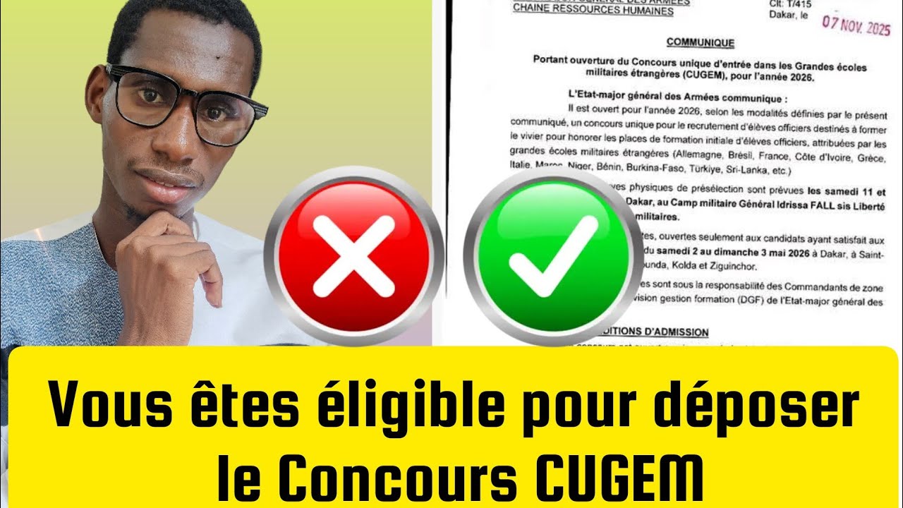 Ce que tu dois savoir sur le concours CUGEM Avant de déposer.. 