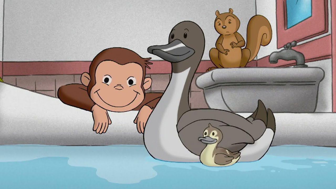 A Poça para Patos do George 🐵 George, o Curioso 🐵 Desenhos Animados