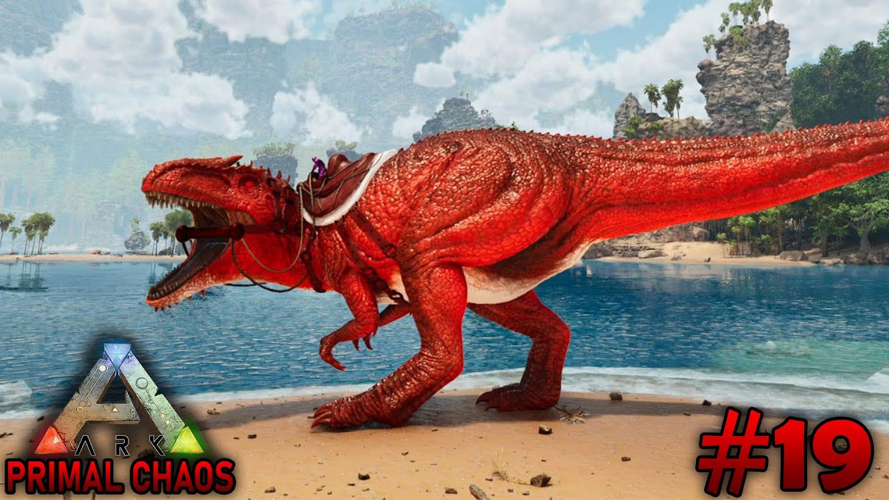 CONSIGO EL DINO MAS GRANDE! GIGANOTO LVL +500 | SOLO EN LA ISLA PRIMAL CHAOS #19