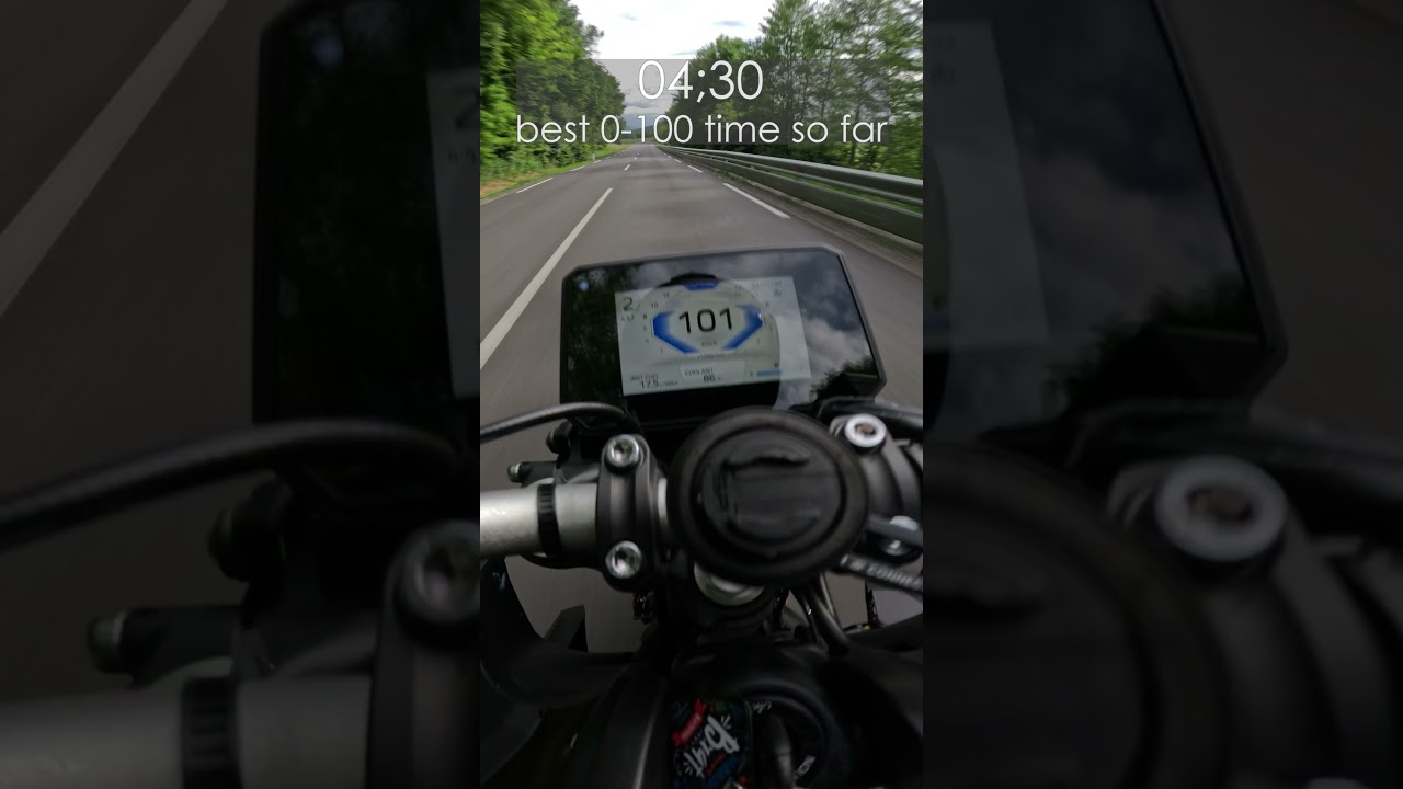 2025 Yamaha MT-07 | A2 / 35 kW | 0-100 & 0-150 acceleration
