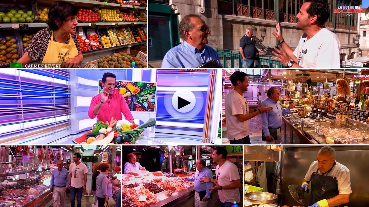 Con los amigos de Aqui La Tierra en el mercado de la Esperanza