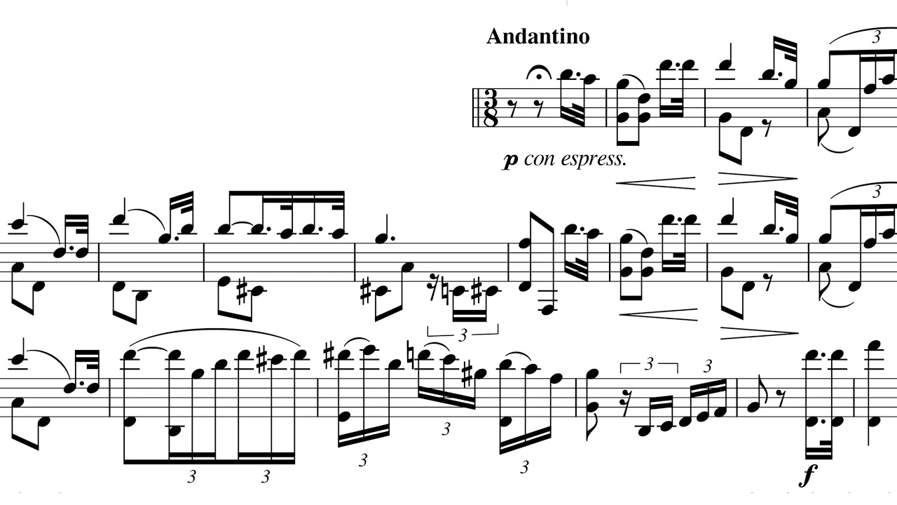 Nabucco - Overture for Clarinet Solo (multiphonics) Part 3