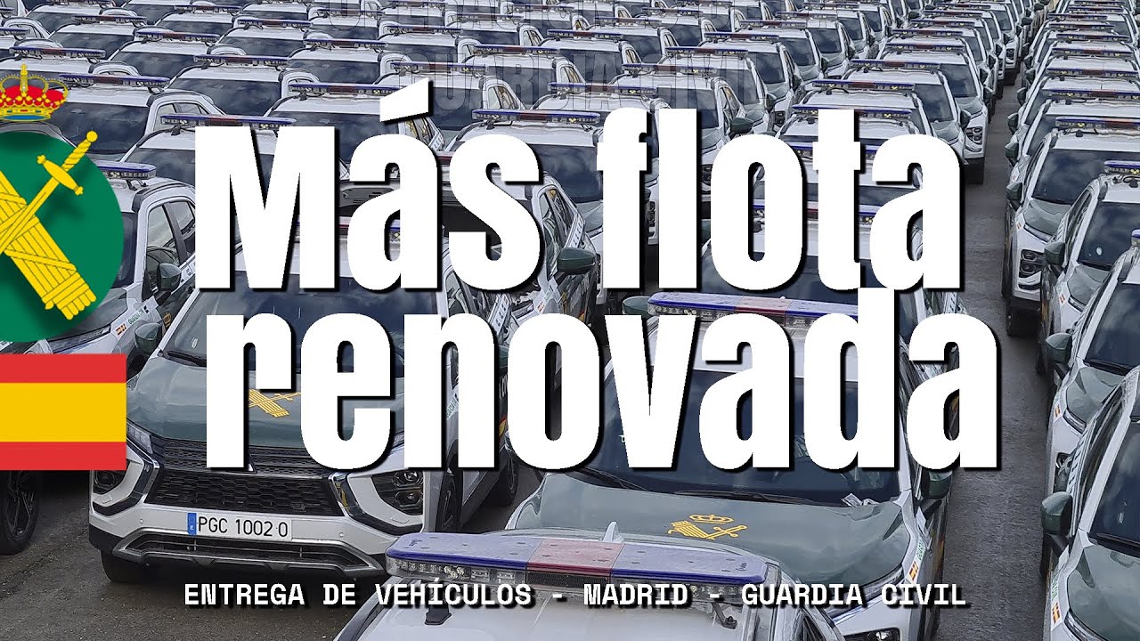 La Guardia Civil recibe otros 221 vehículos nuevos que se incorporan al total de su flota renovada