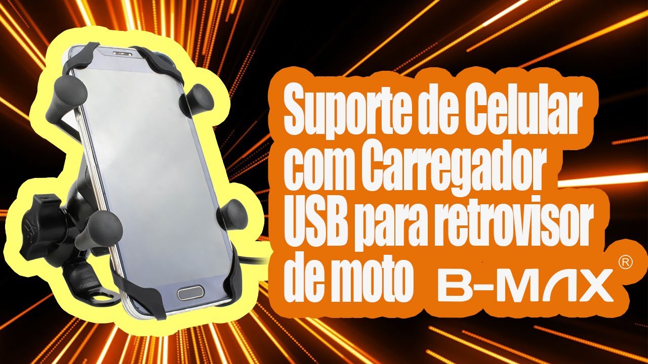 Como usar Suporte de Celular para Retrovisor de moto. O melhor Suporte de celular para motoboy.
