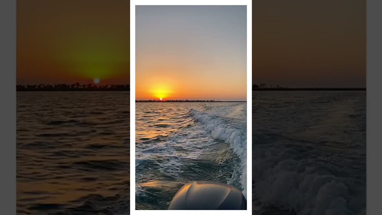 Dazzle  your  senses, Abu Dhabi  sunset  view! Sea Safari Cruises of Abu Dhabi
