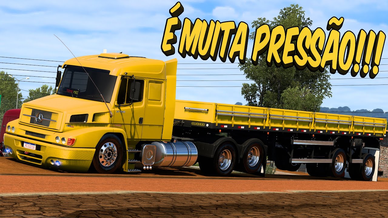 MB 19 38 NA GRANEL 2 EIXOS NA CAXARIA PELO GOIAS - ETS 2 MODS BR