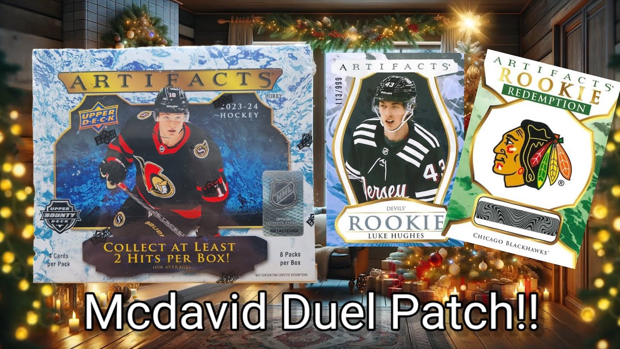 Rookie Redemption!! 2023-24 Upper Deck Artifacts Hockey Hobby Box Break!!