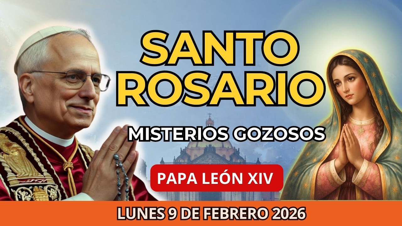 Santo Rosario Corto de Hoy Lunes 📿 Misterios Gozosos | Paz y Bendición Para Tu Hogar 🙏Papa León XIV