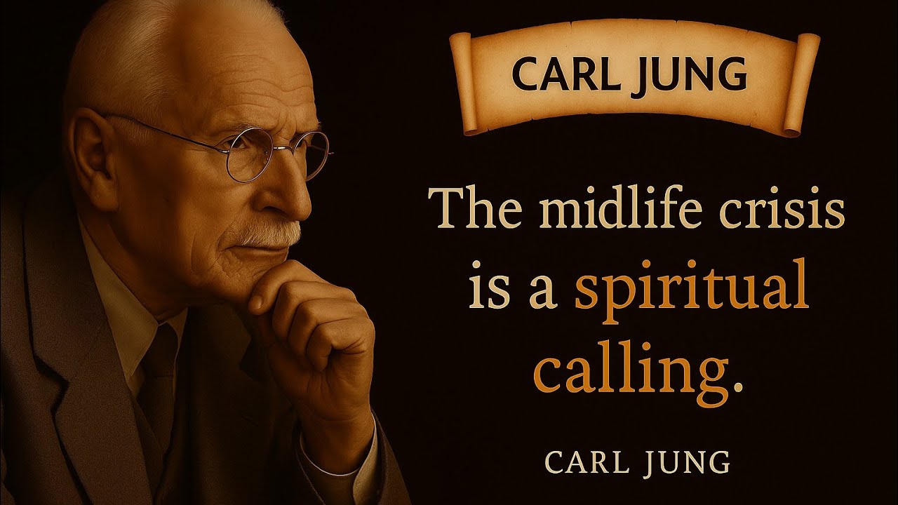 The Midlife Crisis Is a Spiritual Calling – Carl Jung    #jungianwisdom #ShadowWork #psychology