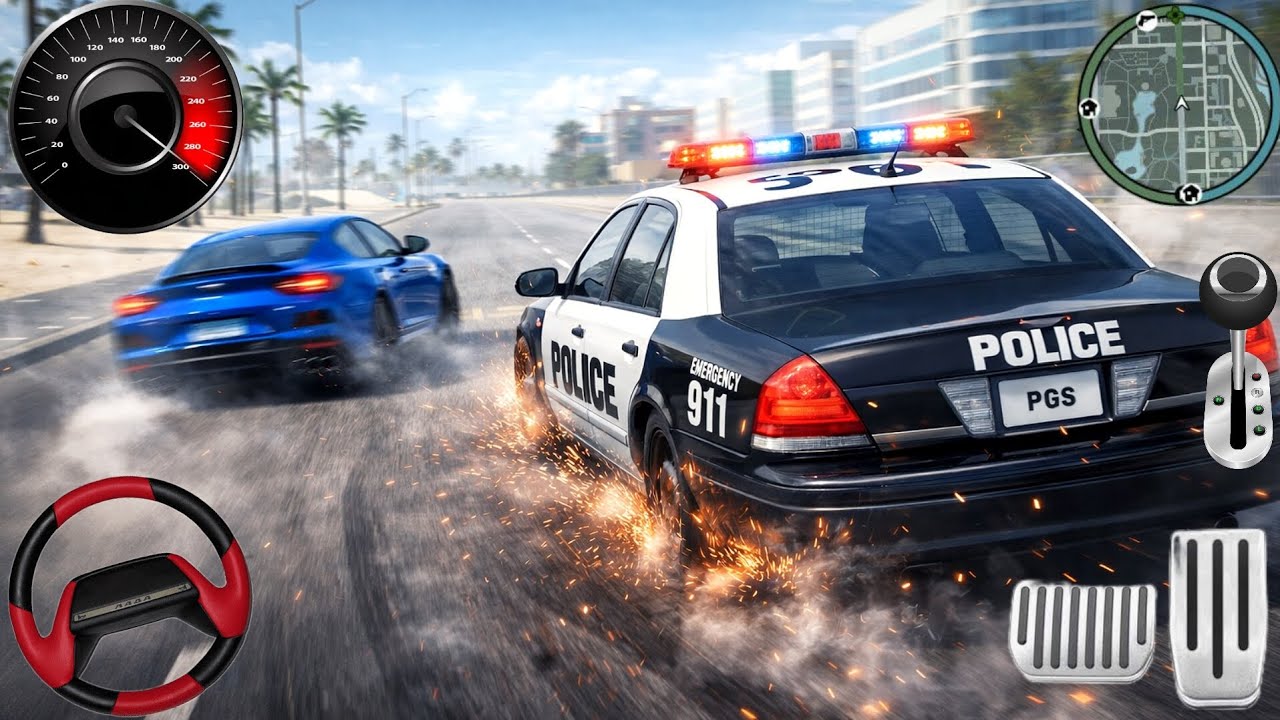 Realistic Police Car Driving – Epic Chase Missions | Gameplay #776