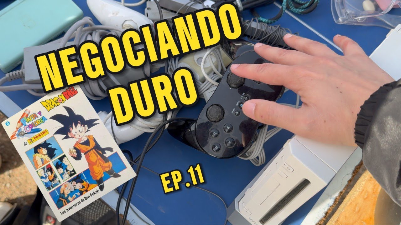 Negociando duro en uno de nuestros rastros favoritos. Consolas, Dragón ball y mucho más. EP.11