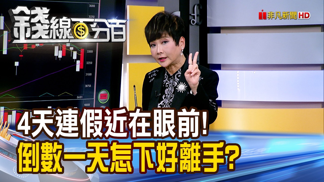 《4天連假近在眼前! 倒數一天怎下好離手?  》【錢線百分百】20260401-1│非凡財經新聞│