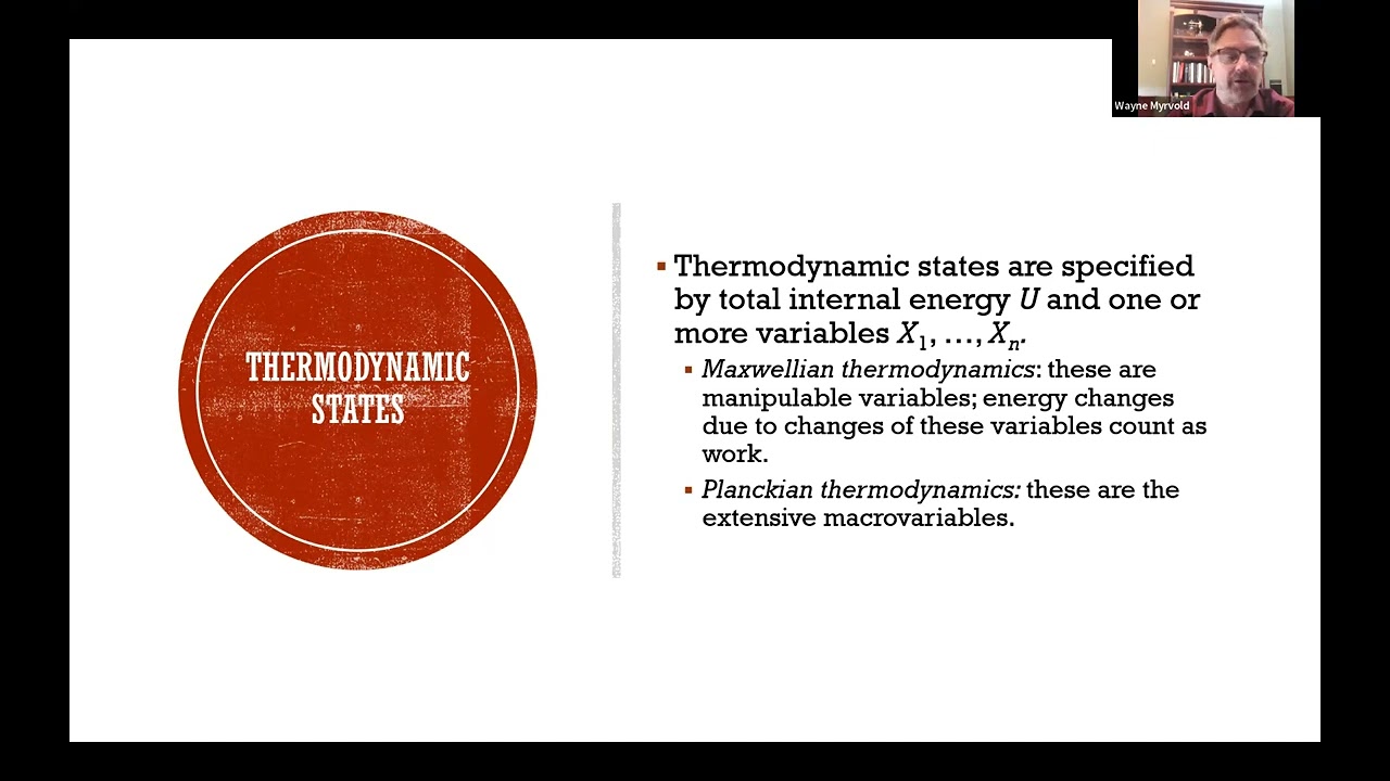Wayne Myrvold - “A Tale of Two Sciences, Both Called ‘Thermodynamics’ ”