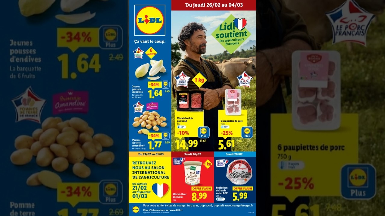 LIDL Les promos de la semaine  du 26.02 au 04.03.2026