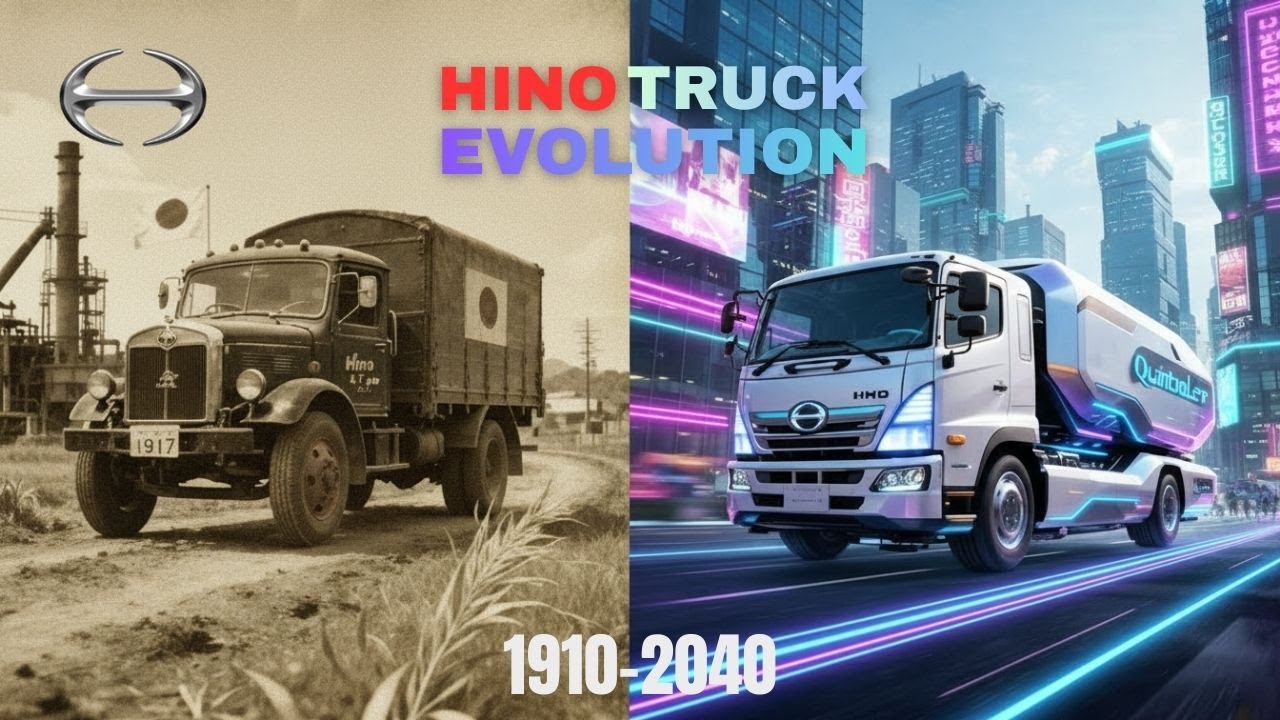 HINO Trucks Evolution 1910&ndash;2040 | 43 Legendary Models Reborn Through Time 🚚🔥