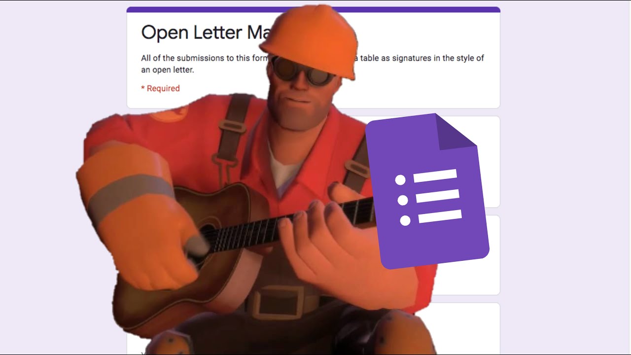 Meet the Engineer but it's a Google Form