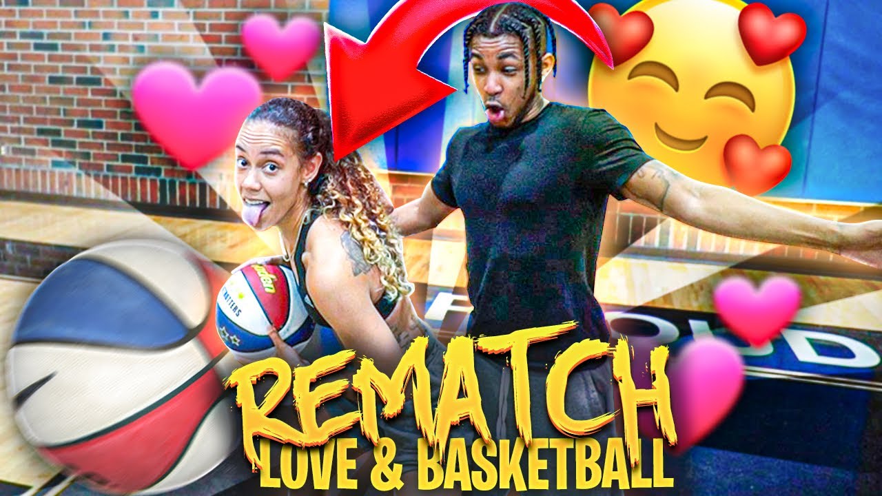 INTENSE REMATCH 1v1 Love & Basketball 😍**GETS HEATED**