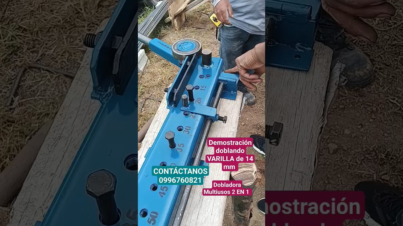 dobladora Multiusos 2 EN 1 #dobladora #construction #viral #metal #quito_ecuador #0996760821