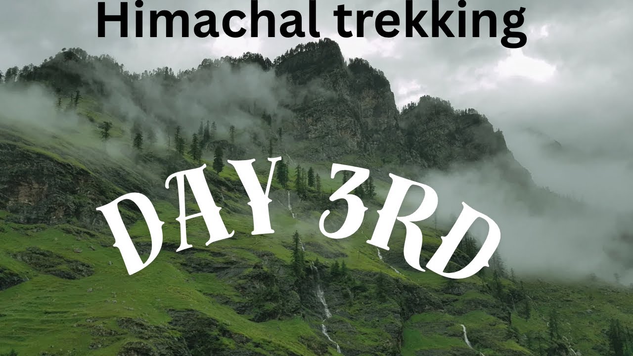 Himachal trekking day 3rd/ snowfall mein trekking krny ka mazza aa gya/ hanumanghar trek enjoy 