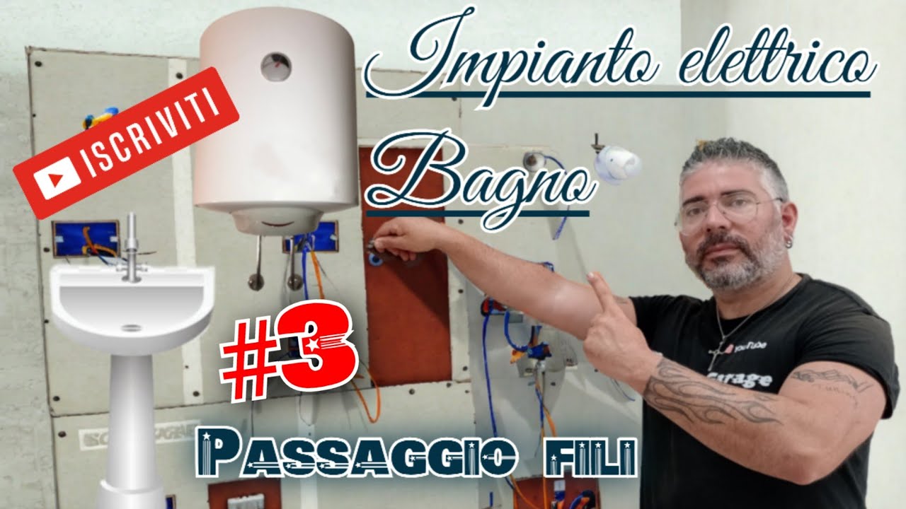 COME PASSARE I FILI PER IMPIANTO ELETTRICO BAGNO