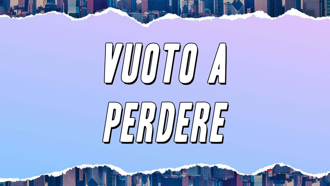 Noemi - Vuoto a perdere (Testo)