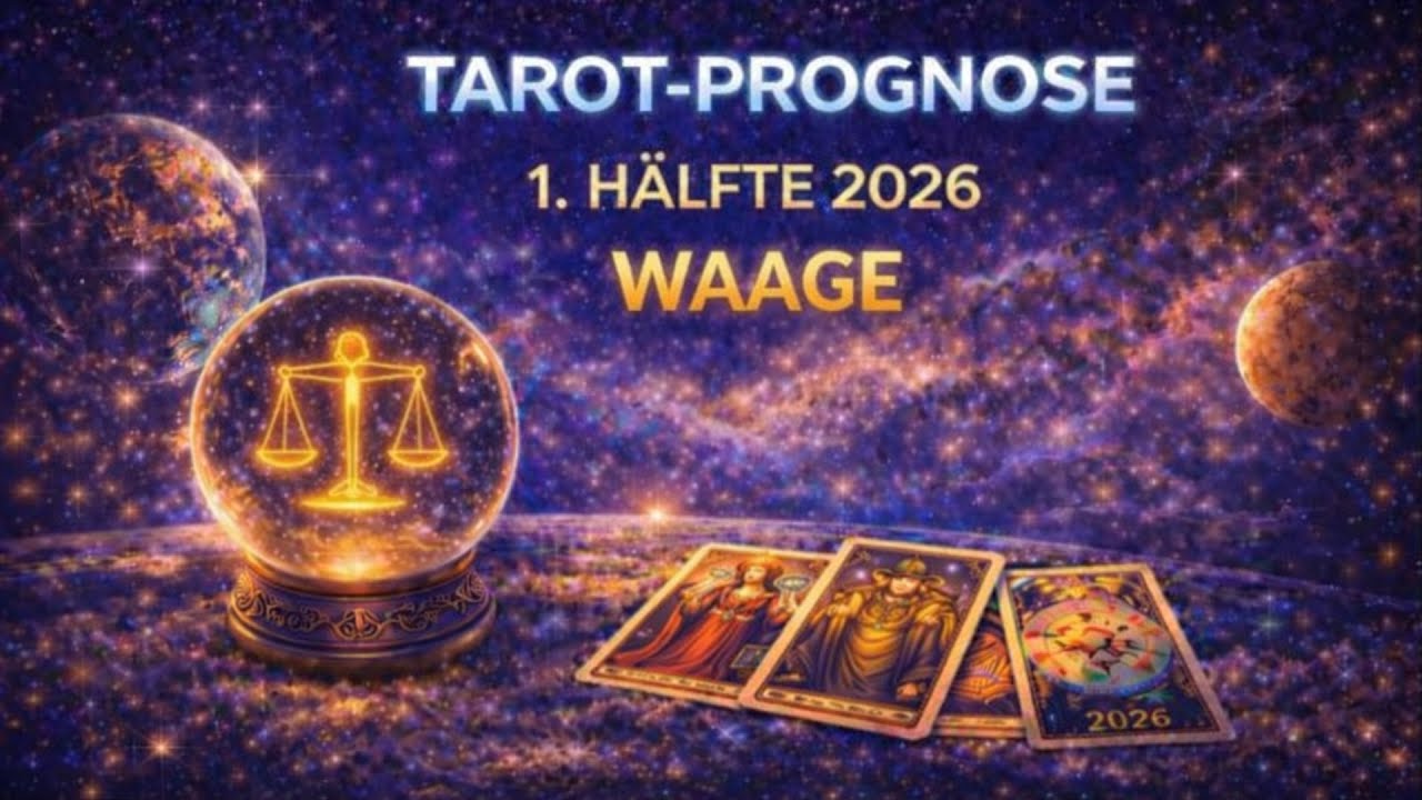 🌟✨ Waage – Tarot-Prognose für das erste Halbjahr 2026 ✨🌟