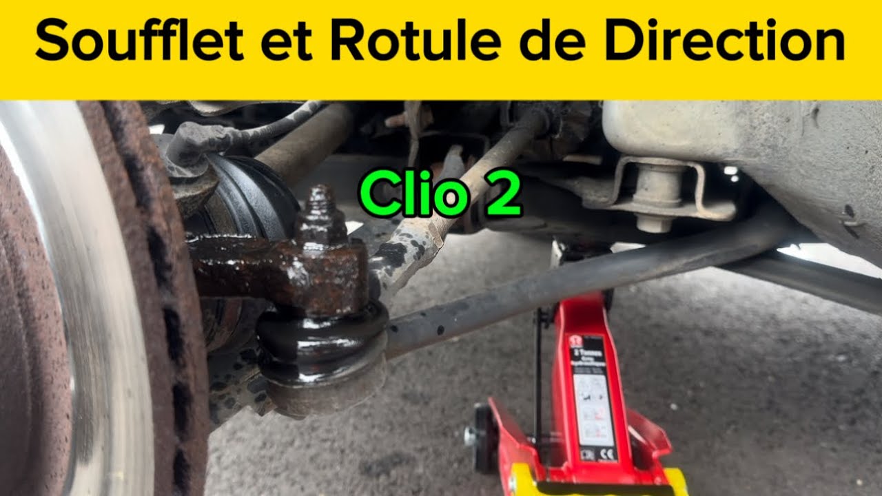 Pr&eacute;paration pour Remplacer Soufflet ou Rotule Direction |  Clio 2