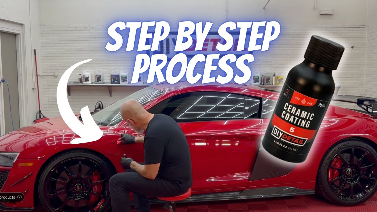 R8 GT 2023 CERAMIC COATING DIY DETAIL GLOSS AND PROTECTION