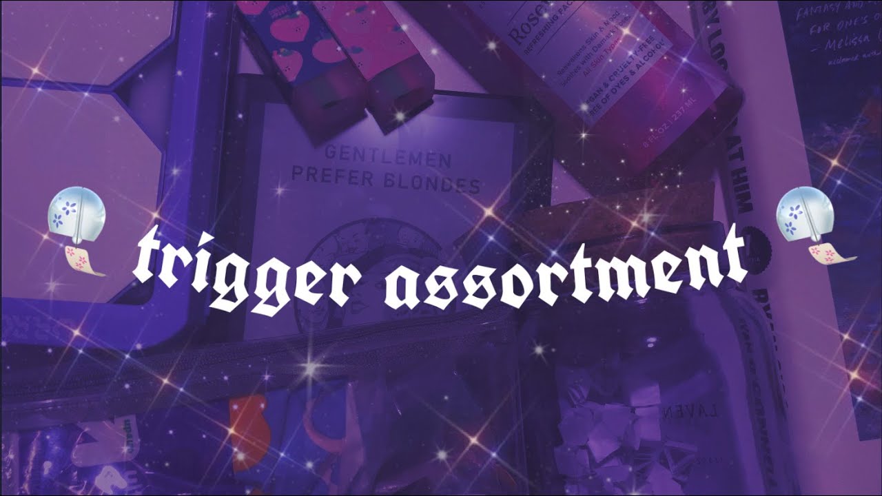 a very rad trigger assortment ~ fast tapping and tracing, whispered ~