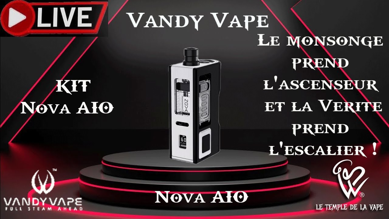 REVUE & LIVE KIT  NOVA AIO VANDY VAPE