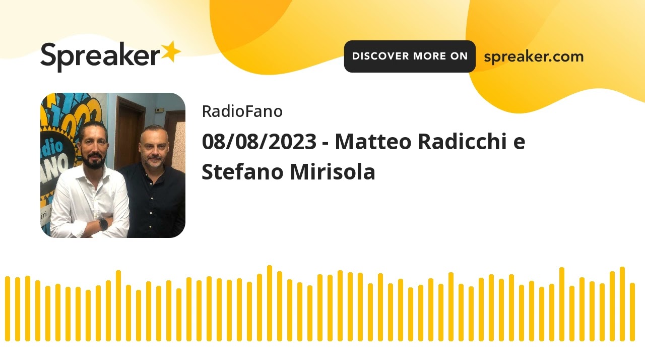 08/08/2023 - Matteo Radicchi e Stefano Mirisola