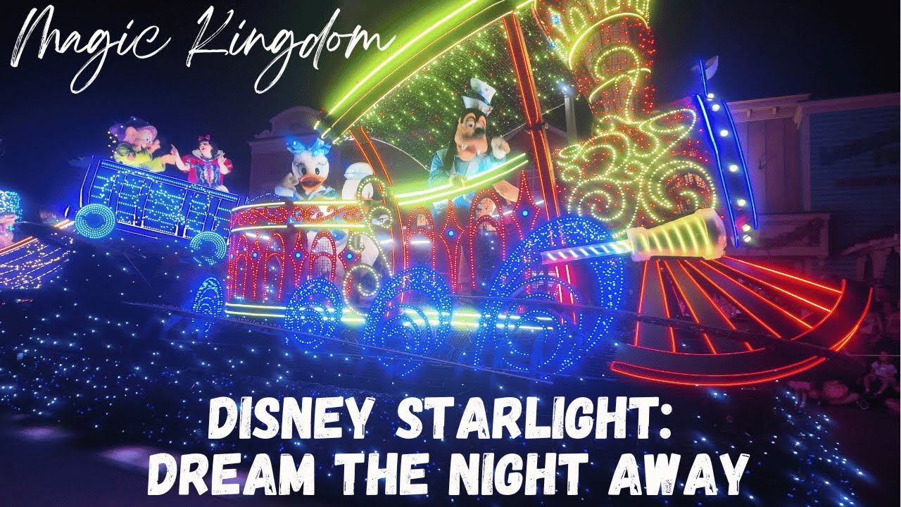 Disney Starlight: Dream the Night Away - Illuminated Parade - Magic Kingdom - 4K