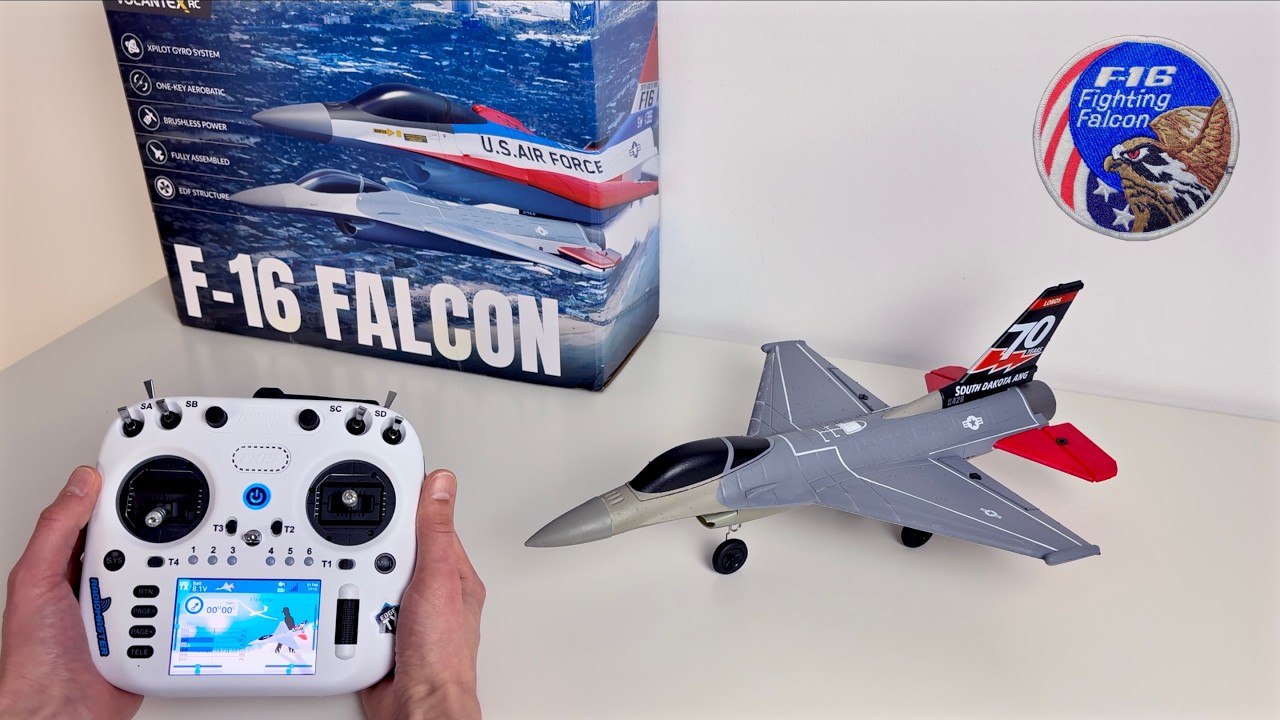 Micro Scale F16 Falcon EDF Jet 🫡 Surpasses Expectations | Unboxing & Maiden Flights