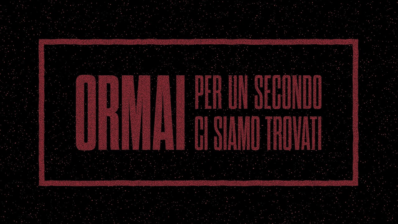 ORMAI - Per un secondo ci siamo trovati (studio backstage)