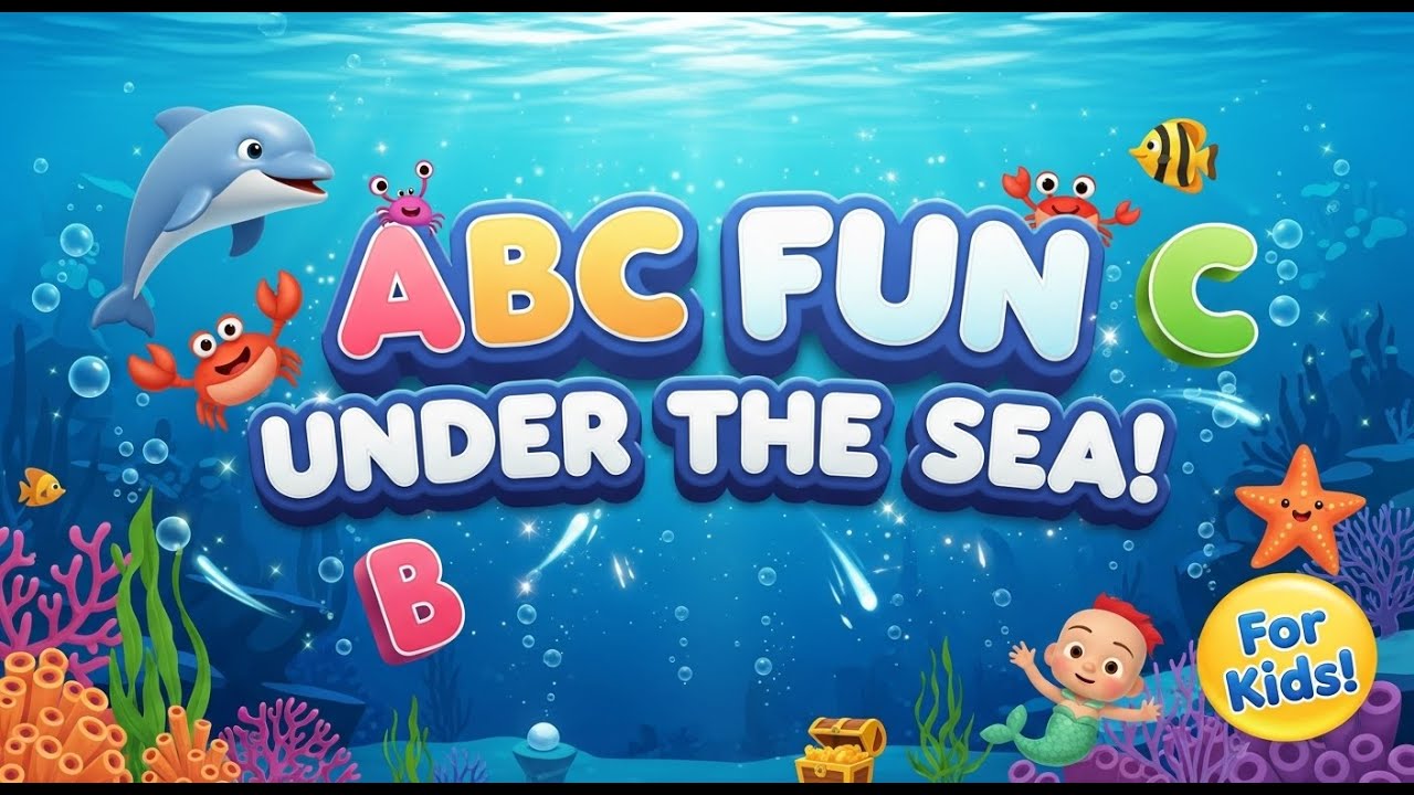“ABC Ocean Adventure | Learn Alphabet Letters with Fun 3D Songs for Kids”