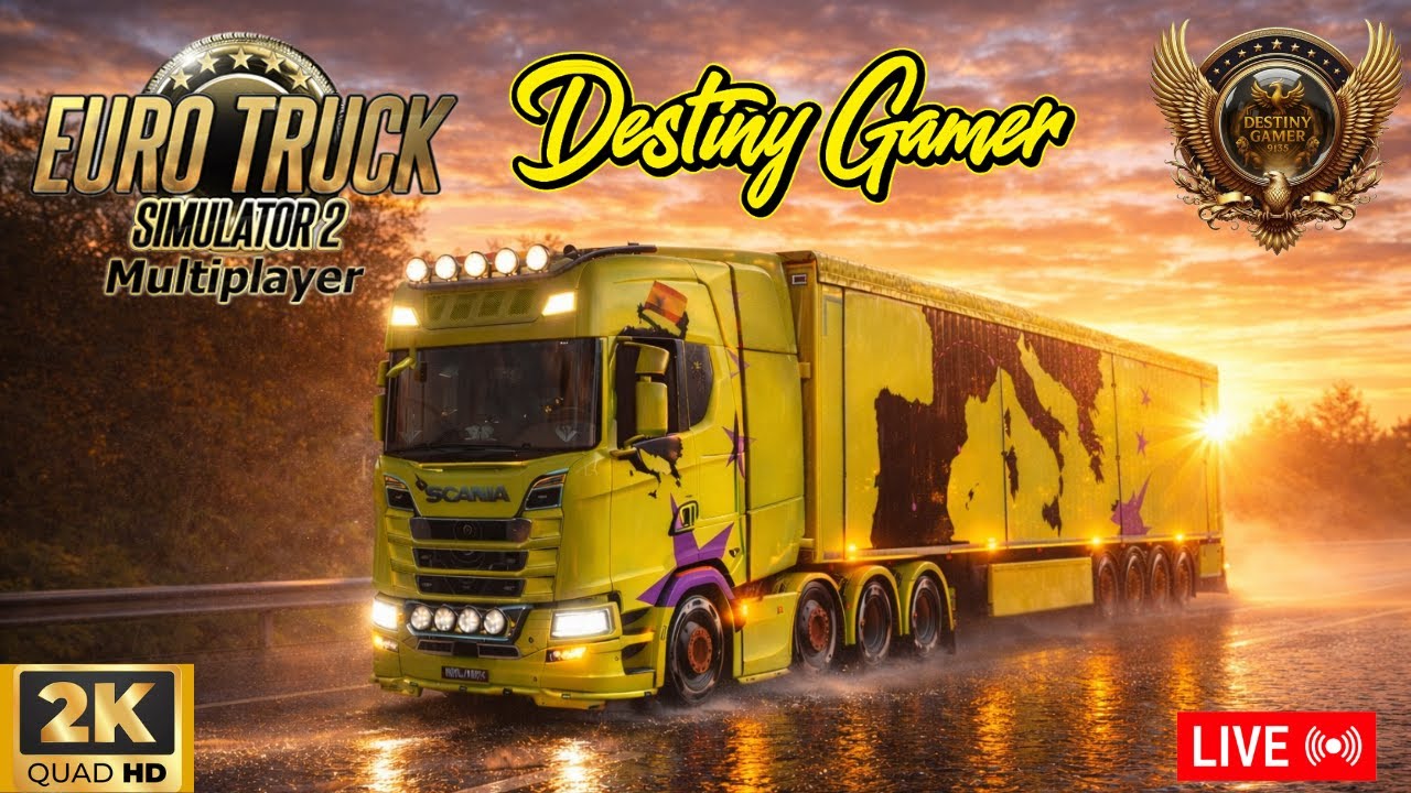 🔴Euro Truck Simulator 2 லைவ் |Can I Make This Delivery With Heavy Cargo?|தமிழ் #ets2 #live #tnl #tmp