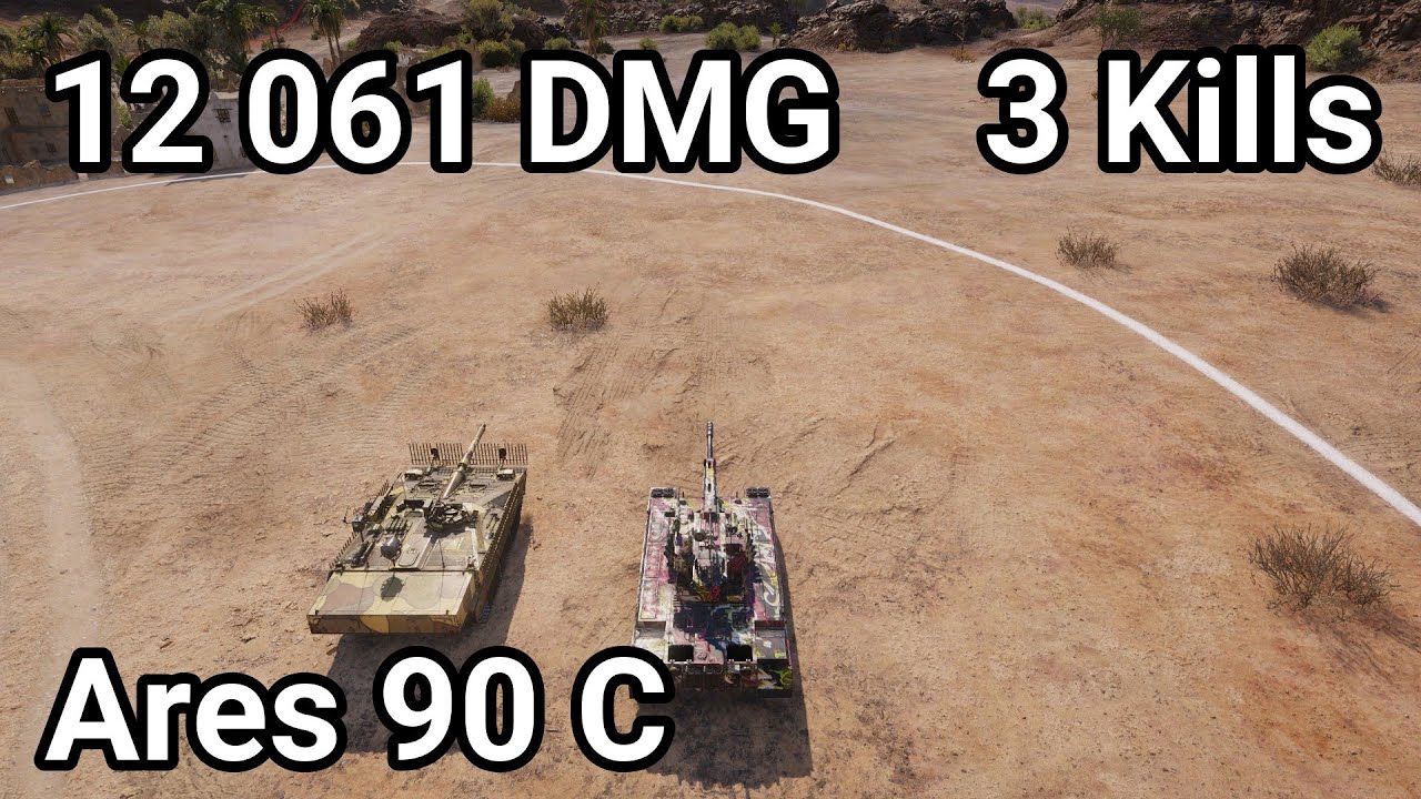 Ares 90 C - 12 061 damage / 3 kill / 1 190 blocked / 340 assist