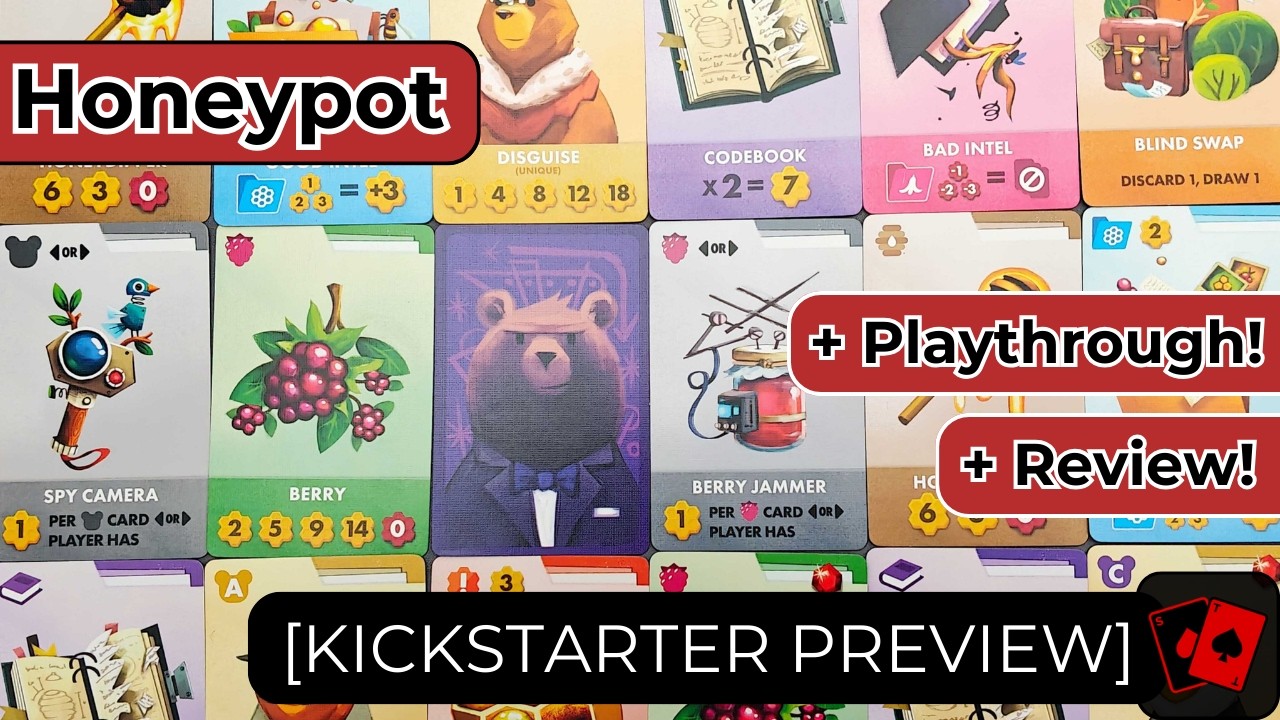 Kickstarter Preview | Honeypot (Solo Playthrough + Review)