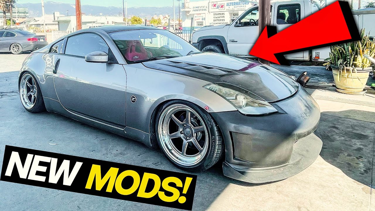 350Z NEW CARBON FIBER MODS! Cheap & Easy Install!