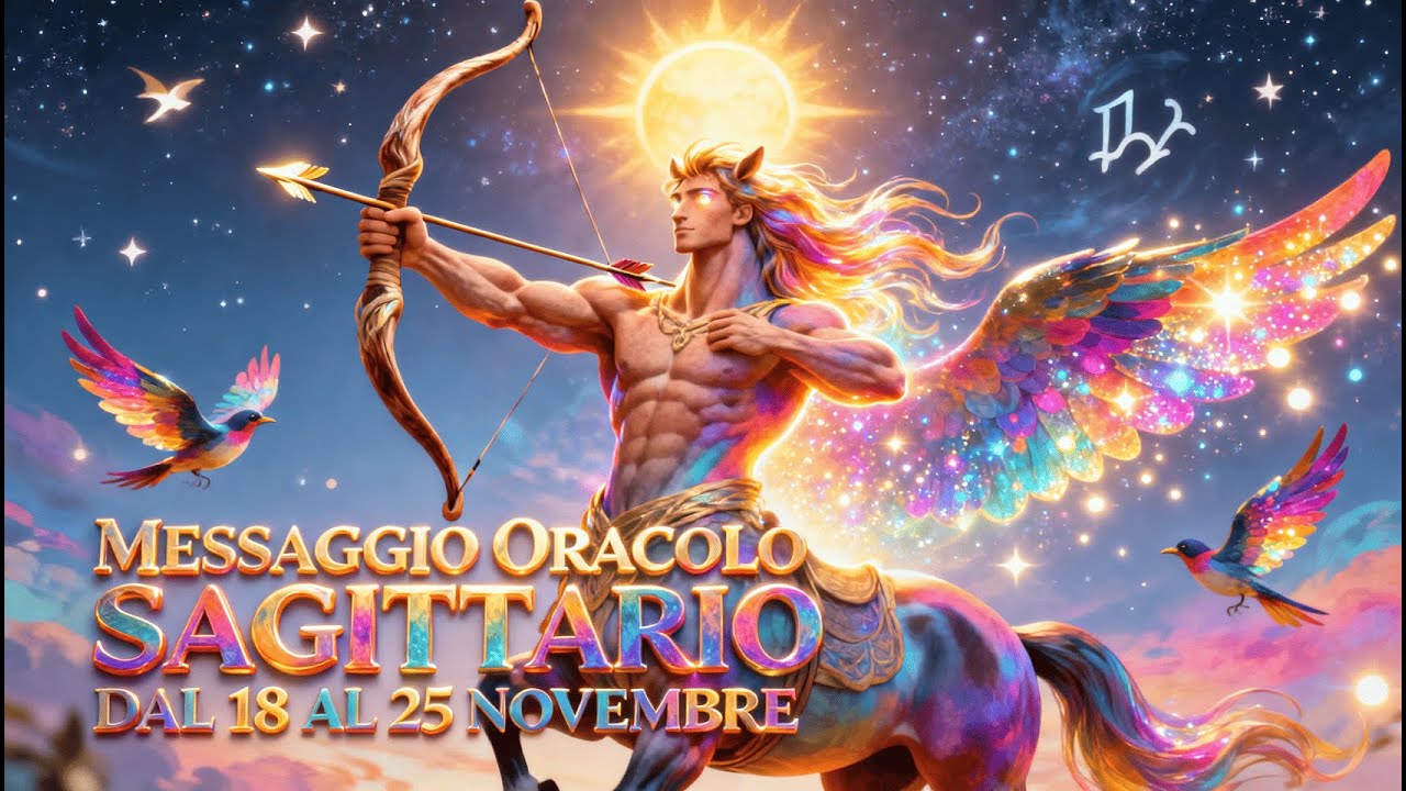 🔮 SAGITTARIO ♐️ RISPOSTE DELL’ ORACOLO 🤍🪽 DAL 18 AL 25 NOVEMBRE 2025