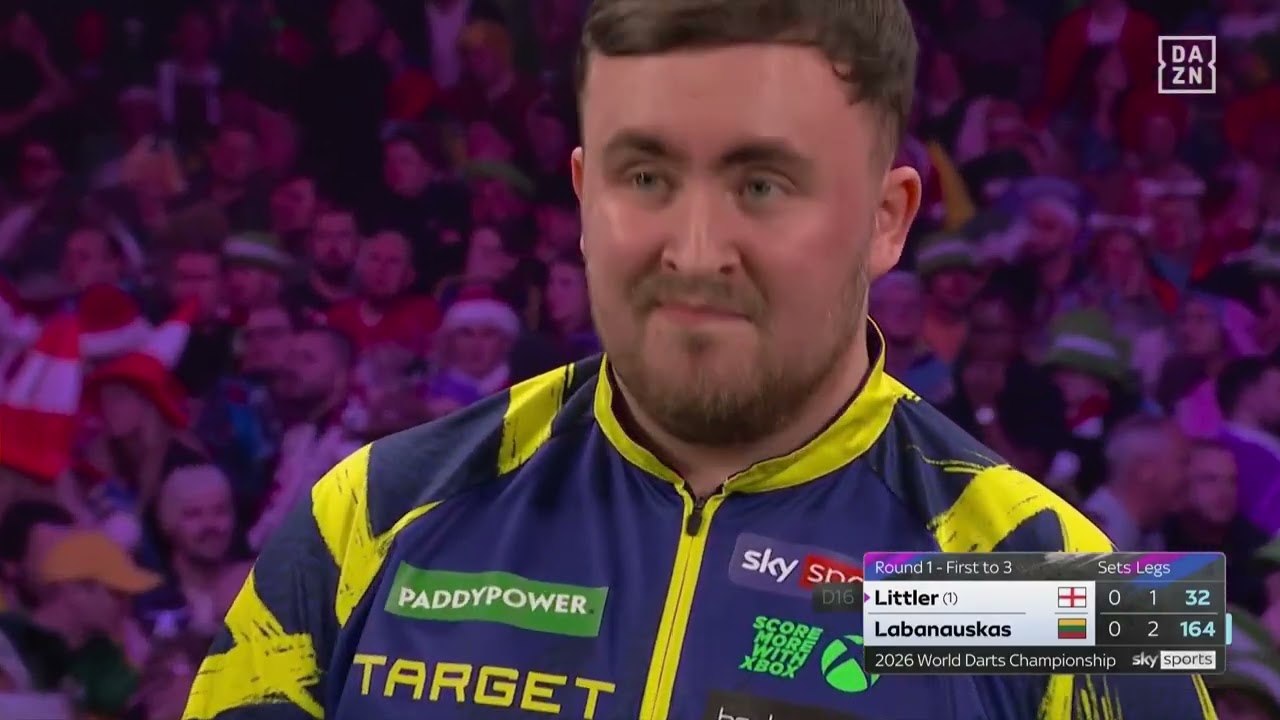 Darts WM 2026 R1 Littler vs Labanauskas