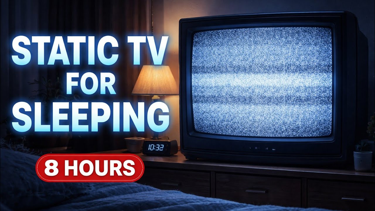 Static TV Noise for Deep Sleep 💤 | White Noise to Fall Asleep Fast