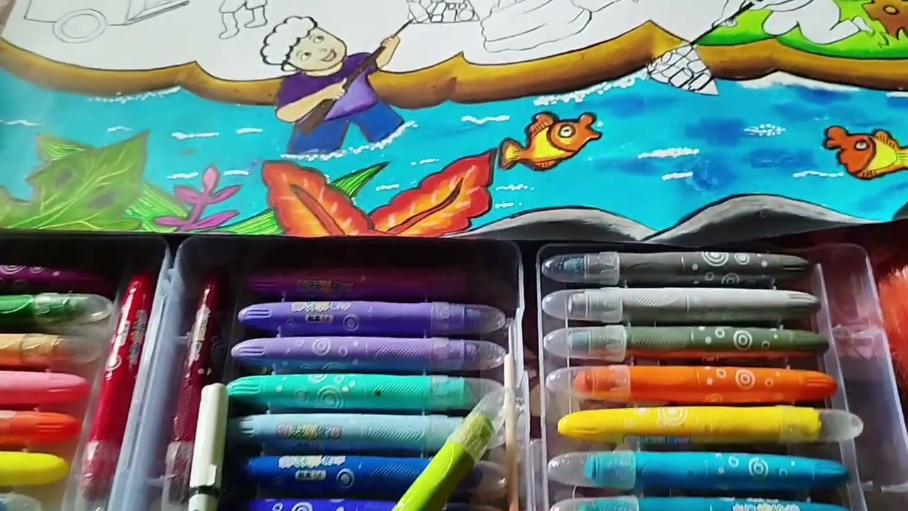 Review Mewarnai Menggunakan Crayon Grasp