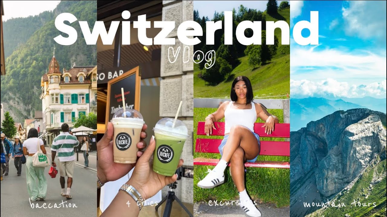 BAECATION to SWITZERLAND Vlog | most beautiful views, I got sick + city hoping 