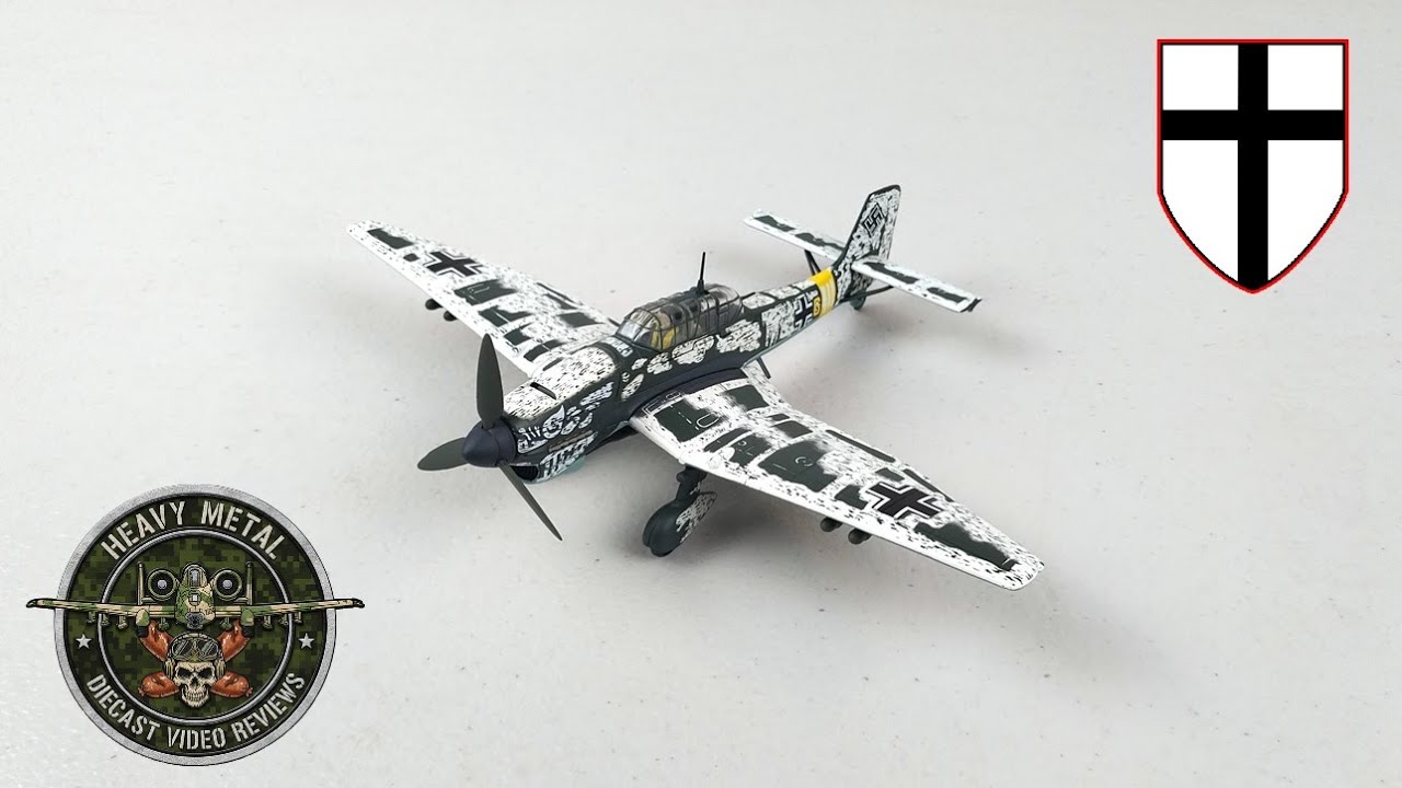 Обзор литой модели самолета Junkers Ju 87B-2 Stuka 